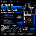 Restaurador de plásticos Gladiator negro intenso para moto y auto - Kaidraux RD
